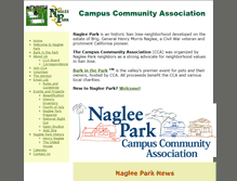 Tablet Screenshot of nagleepark.org